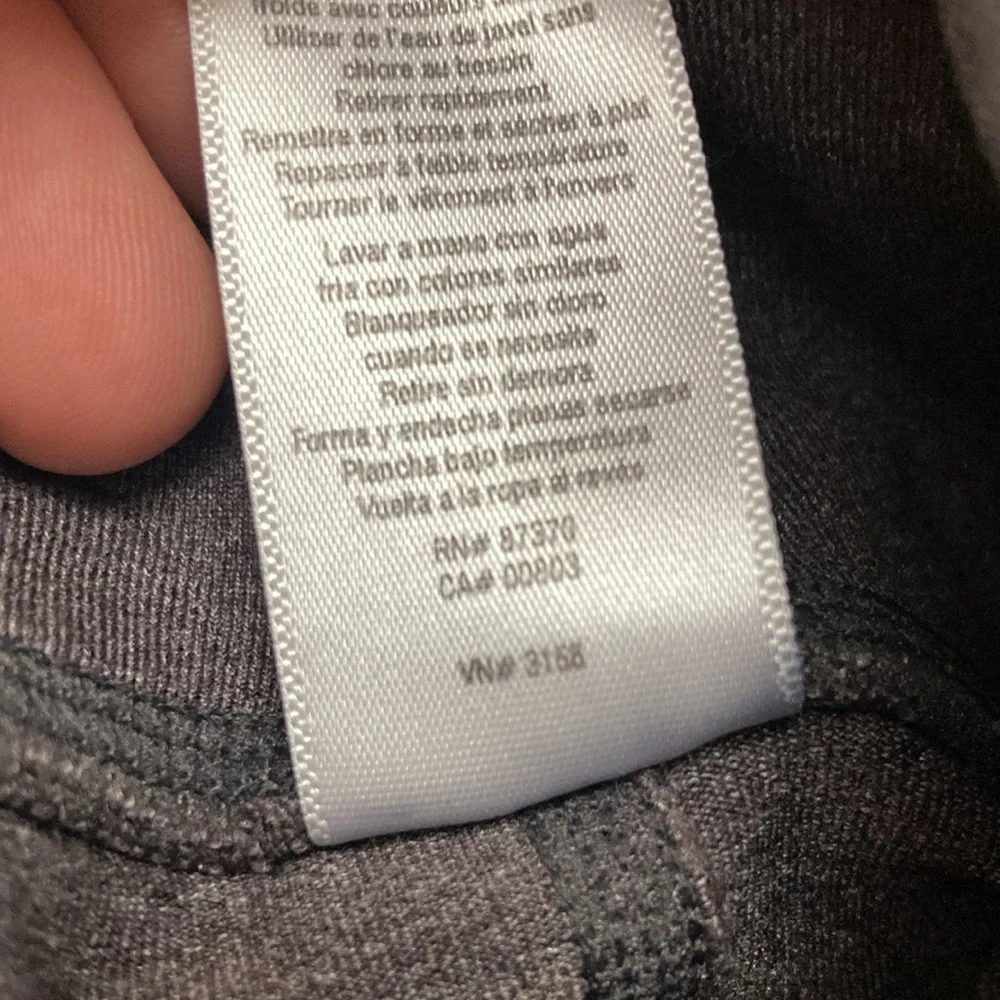 ALO Gray Moto Leggings